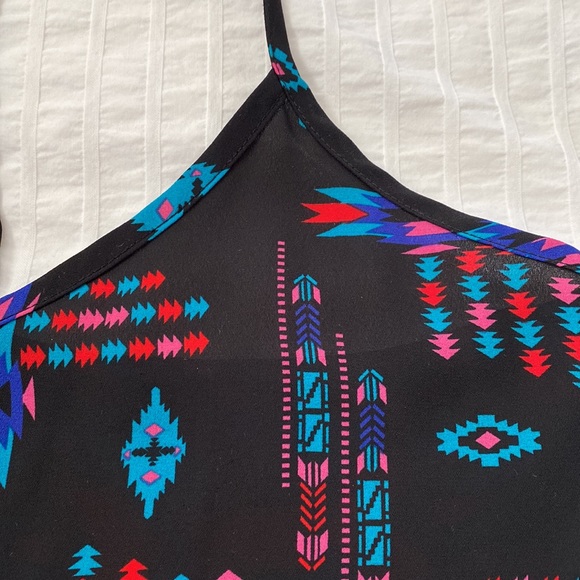 Gianni Bini Southwestern Pattern Tank Top - Picture 3 of 5